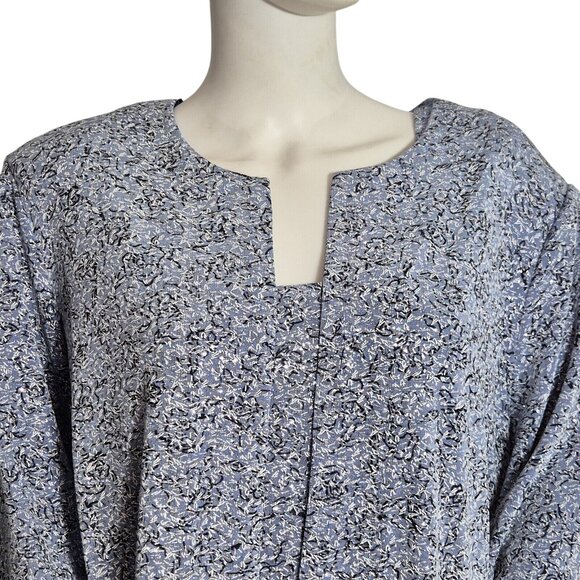 Alex Evenings Women's 2 piece  Jacket And Tank Set Size 3X Plus Blue Hydrange 49 - Picture 3 of 14